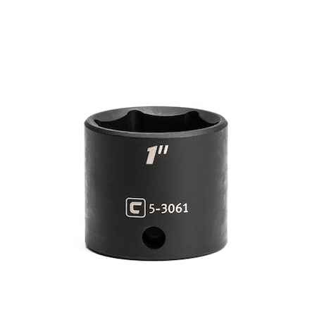 Capri Tools 3/8 in Drive 1 in 6-Point SAE Shallow Impact Socket 5-3061